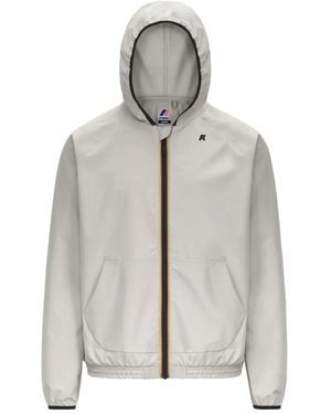 K-Way Sia Hooded Zip-Up Jacket - Gray