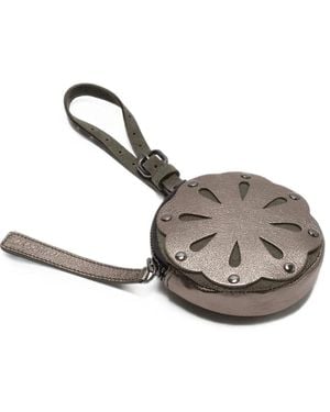 Maliparmi Die-Cut Leather Pouch - Metallic