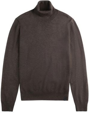 Fay Turtleneck Top - Grey