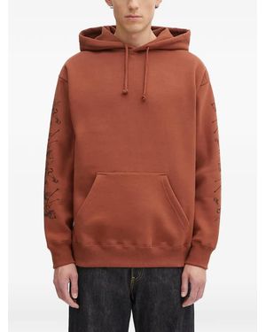 Fucking Awesome Graphic-Print Hoodie - Orange