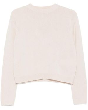 iBlues Ribbed-Trim Jumper - White