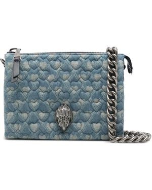 Kurt Geiger Kensington Puff Heart Quilted Shoulder Bag - Blue