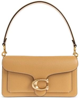 COACH Tabby 26 Leather Shoulder Bag - Metallic