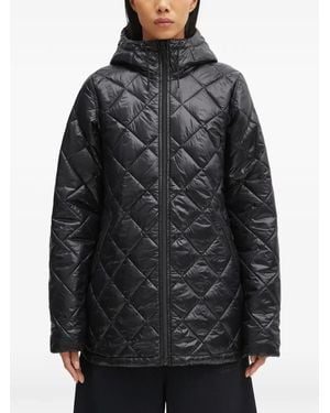 Helly Hansen Quilted Hooded Jacket - Black