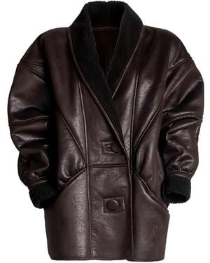 Nineminutes The Classic Shearling Jacket - Black