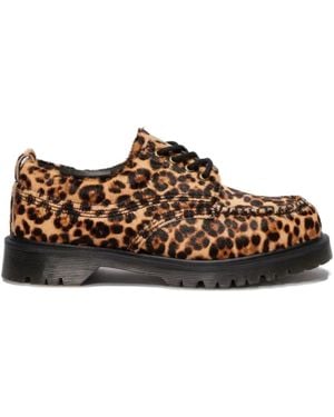 Dr. Martens Leopard-print loafers - Marrón