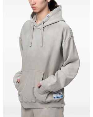 Maison Mihara Yasuhiro Gerafelde Hoodie Met Vervaagd Effect - Grijs