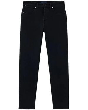 Stone Island J100007 Stretch Denim-Rinsed Slim-Fit Five-Pocket Jeans - Black