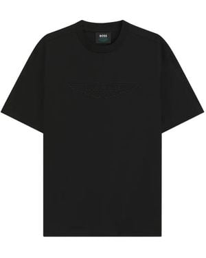BOSS T-Shirt À Logo X Aston Martin - Black
