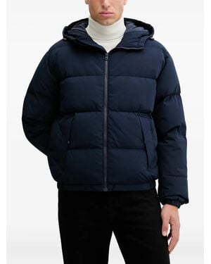 Benetton Hooded Zip Jacket - Blue