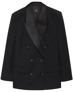 Anine Bing Ross Blazer - Black