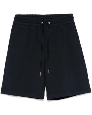 Moncler Logo-Patch Shorts - Black