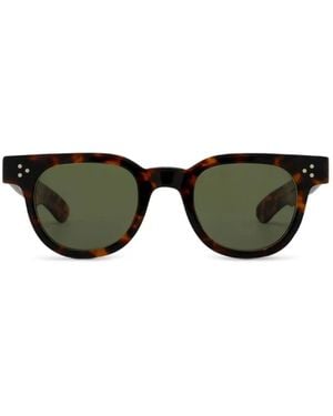 JULIUS TART Fdr Round-Frame Sunglasses - Green