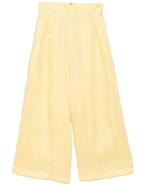 Bambah Linnen Midi-Culotte - Geel