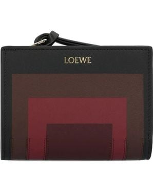 Loewe Cartera a paneles - Rojo