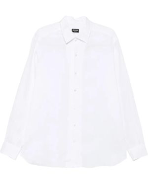 ZEGNA Linen Shirt - White
