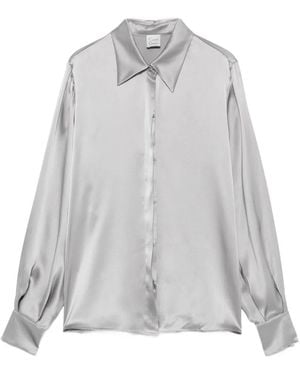 Carine Gilson Silk Shirt - Grey