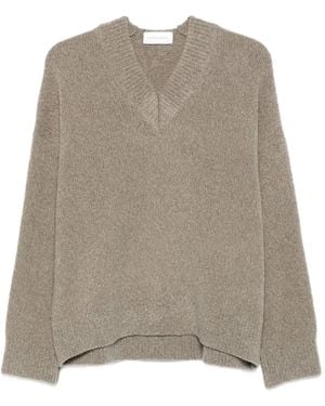 Christian Wijnants Kianez V-Neck Boxy Jumper - Natural