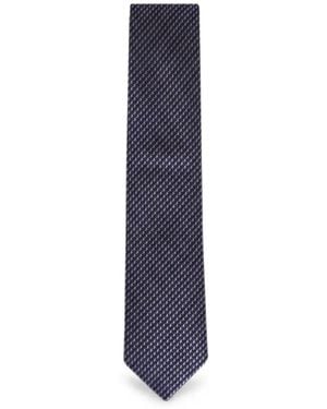 Brioni Geometrisch Gemusterte Krawatte - Blau