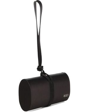 Balenciaga Bb サテン クラッチバッグ - ブラック