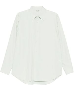 AURALEE Chemise À Boutonnière Sur Le Devant - Blanc