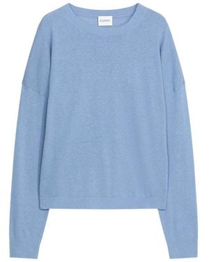 Closed Crew-Neck Sweatshirt - Blau