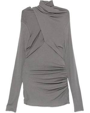 Entire studios Draped Blouse - Grey