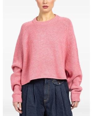 Lisa Yang Karine Pullover Mit Raglanärmeln - Rot