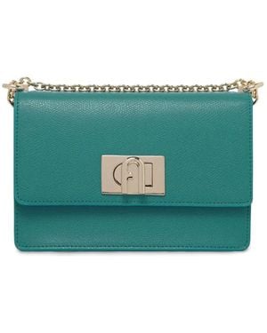 Furla Umhängetasche aus Leder - Grün