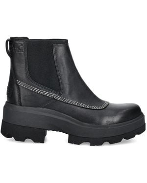 Sorel Joan Lug-Sole Chelsea Boots - Black