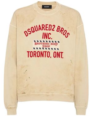 DSquared² Sweatshirt Mit Slogan-Stickerei - Pink