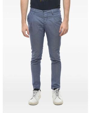 Cruna Belt-Loop Pants - Blue