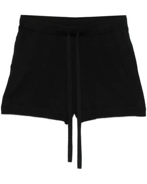 P.A.R.O.S.H. Drawstring-Waist Shorts - Black