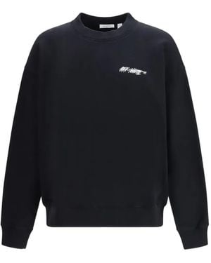 Off-White c/o Virgil Abloh Sweat À Logo Imprimé - Blue