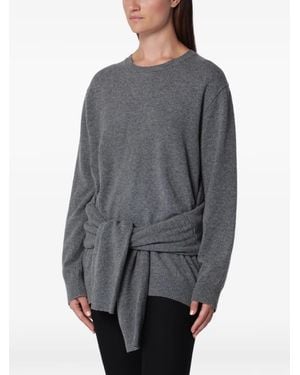 Source Unknown Tio Tie-Detail Jumper - Grey
