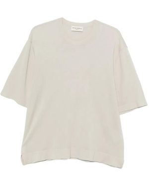 Officine Generale Fine-Knit Crew-Neck T-Shirt - White