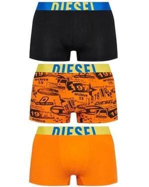 DIESEL 3-Pack Of Boxer Shorts 'Damien-D-Pop-3Pack-40' - Orange