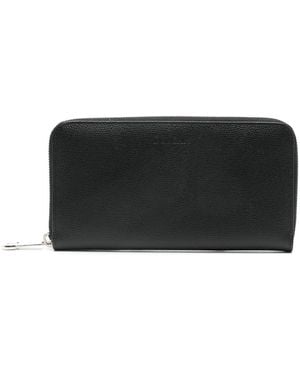 Doucal's Leather Continental Wallet - Black