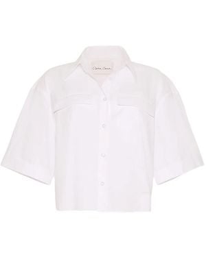 Cara Cara Calvia Pocket Short-Sleeve Shirt - White
