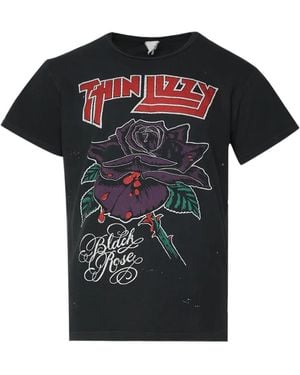 MadeWorn Thin Lizzy Graphic-Print T-Shirt - Black