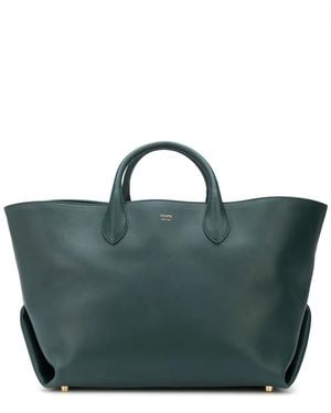 KHAITE エンベロープ プリーツ ハンドバッグ M - グリーン