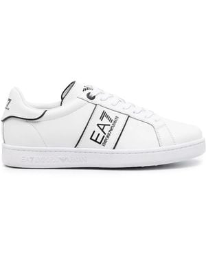 EA7 Leren Sneakers - Wit
