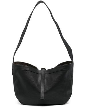 TAIGA TAKAHASHI Small Lot. 018 Newsboy Shoulder Bag - Black