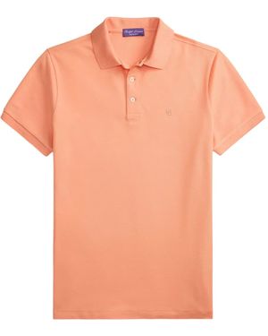 Ralph Lauren Embroidered-Logo Polo Shirt - Pink