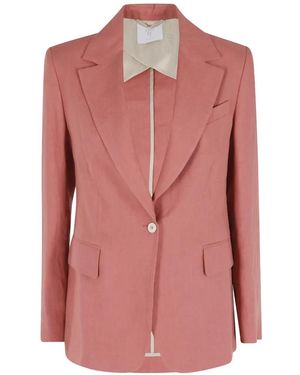 Eleventy Linen Blazer - Pink