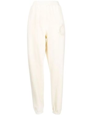 Aries Logo-Print Track Pants - White