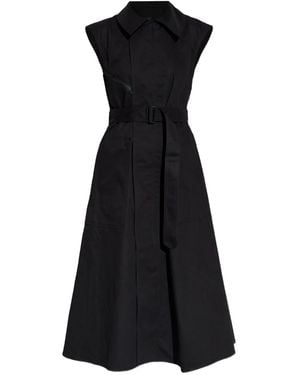Y-3 Zip-Detail Belted Dress - Black