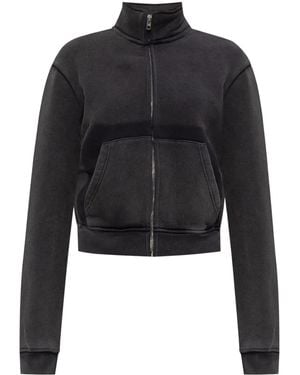 Alexander Wang Cropped Cotton Jacket - Black