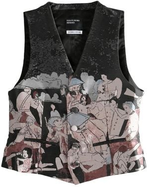 Enfants Riches Deprimes Realms Of The Unreal Waistcoat - Black