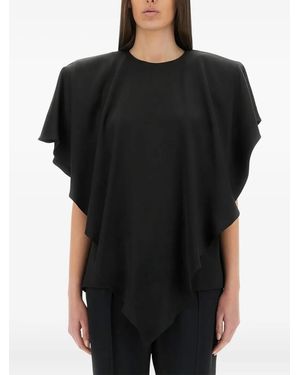 Stella McCartney Draped Blouse - Black